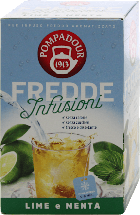 Fredde Infusioni lime e menta POMPADOUR
