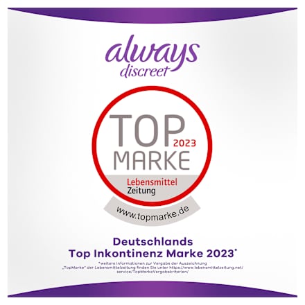 discreet Einlagen Inkontinenz Long Mega Pack always