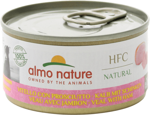 Cibo per cani HFC Natural vitello con prosciutto almo nature