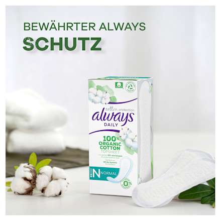 Slipeinlagen Cotton Protection Normal always