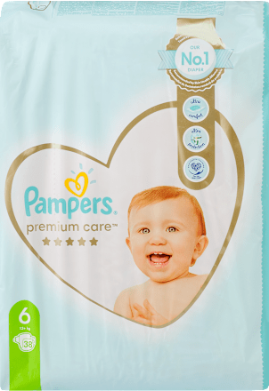 Пелени 6 (13+ кг) Pampers Premium Care