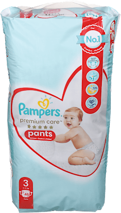 Hlačne plenice, velikost 3 (6-11 kg) Pampers Premium Care