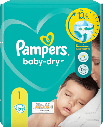 Windeln Baby Dry, Gr. 1 Newborn (2-5 kg) Pampers