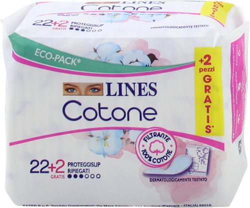 Proteggislip Cotone ripiegati LINES