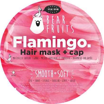 Flamingo Haarmaske + Haube Bear Fruits