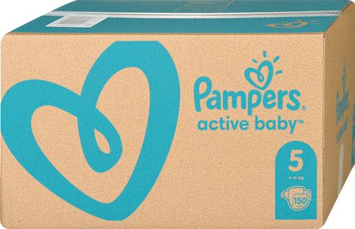active baby pleny měsíční box, velikost 5 Pampers active baby