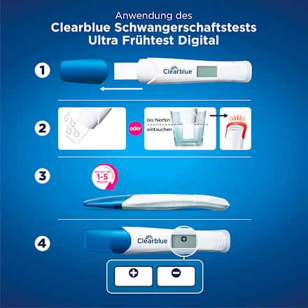 Schwangerschaftsfrühtest Ultra Digital Clearblue