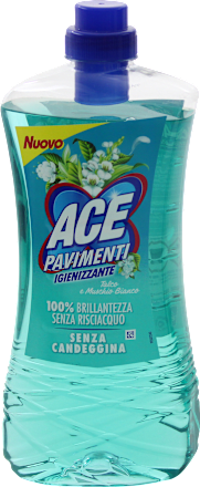 Detergente pavimenti igienizzante talco e muschio bianco ACE