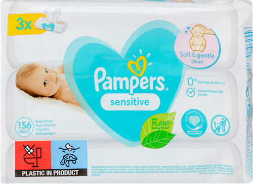 Nedves törlőkendő, Sensitive Pampers
