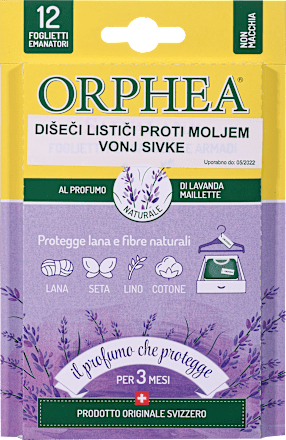 Lističi proti moljem z vonjem sivke  Orphea