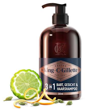 Bartwaschgel King. C. Gillette