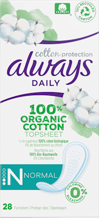 Slipeinlagen Cotton Protection Normal always