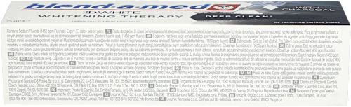 Pasta do zębów 3D White Whitening Therapy Charcoal blend-a-med