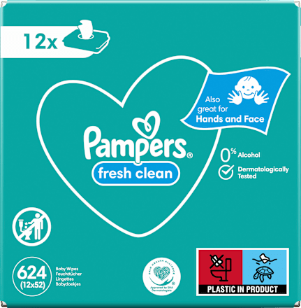 Feuchttücher fresh clean (12x52 St) Pampers