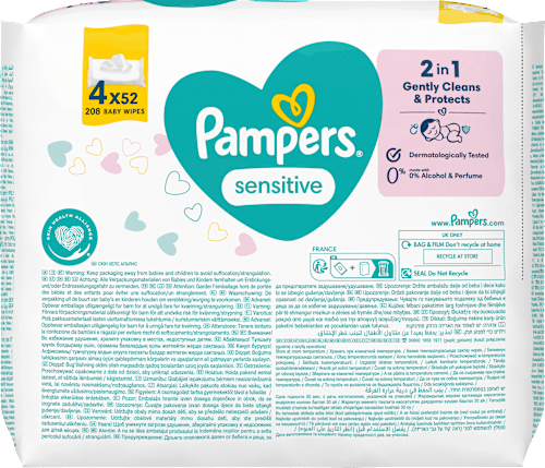 Feuchttücher Sensitive (4x52 St) Pampers