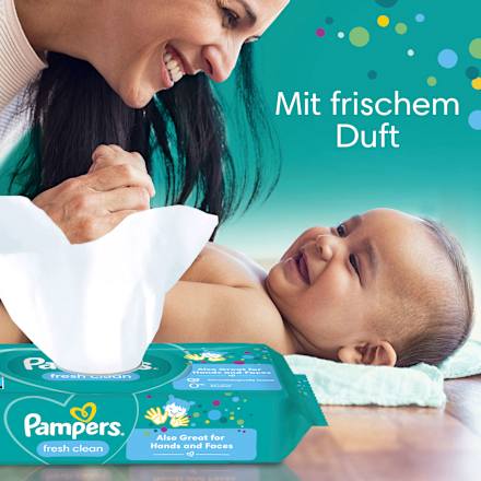 Feuchttücher Fresh Clean (4x52 St) Pampers
