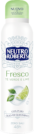 Deodorante spray Fresco tè verde e lime NEUTRO ROBERTS