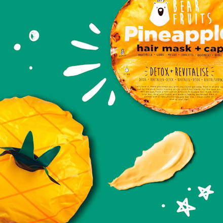 Pineapple Haarmaske + Haube Bear Fruits