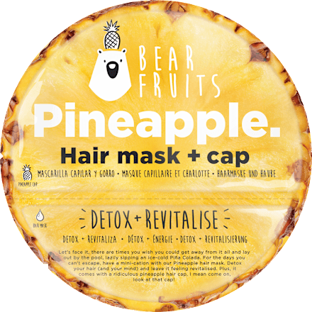 Pineapple Haarmaske + Haube Bear Fruits