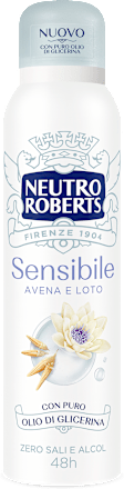 Deodorante spray Sensibile avena e loto NEUTRO ROBERTS