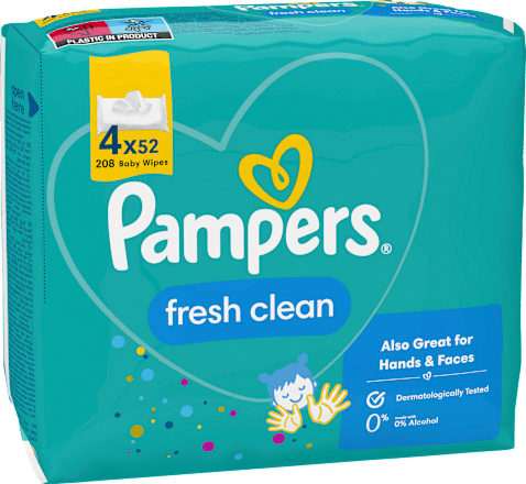 Feuchttücher Fresh Clean (4x52 St) Pampers
