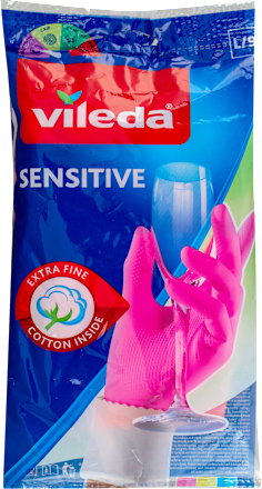 Sensitive ComfortPlus rukavice – veličina L Vileda