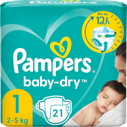 Windeln Baby Dry, Gr. 1 Newborn (2-5 kg) Pampers