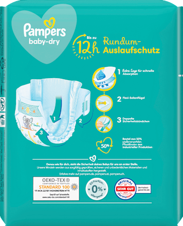 Windeln Baby Dry, Gr. 1 Newborn (2-5 kg) Pampers