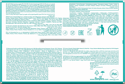 Feuchttücher fresh clean (15x80St) Pampers