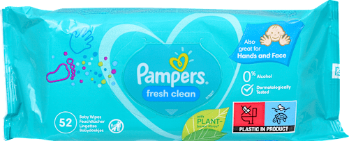 Бебешки мокри кърпи fresh clean Pampers