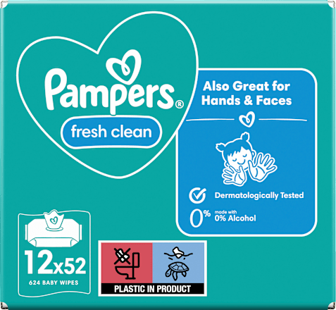Feuchttücher fresh clean (12x52 St) Pampers