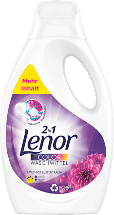 Colorwaschmittel Amethyst Blütentraum flüssig Lenor