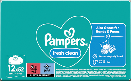 Feuchttücher fresh clean (12x52 St) Pampers