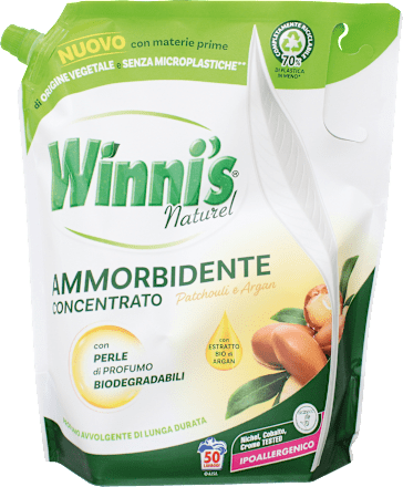 Ecoricarica ammorbidente concentrato patchouli e argan Winni´s Naturel