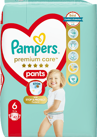 jumbo pack pelene-gaćice vel. 6 (15+ kg) Pampers Premium Care