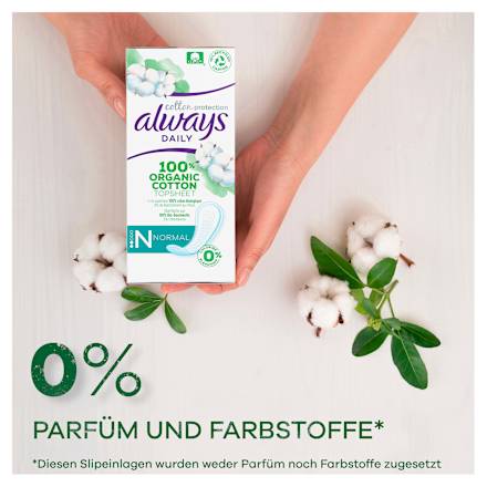 Slipeinlagen Cotton Protection Normal always
