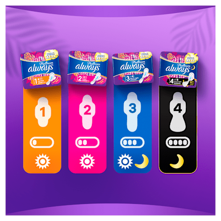 Absorbante Platinum Secure Night always