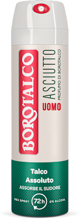 Deodorante spray Asciutto Talco Assoluto al profumo di borotalco BOROTALCO