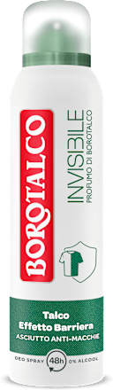 Deodorante spray invisible al profumo di borotalco BOROTALCO