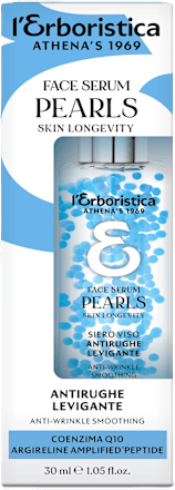 Siero viso PERLIÁNCE anti-rughe e levigante con Q10 e Argireline L'ERBORISTICA