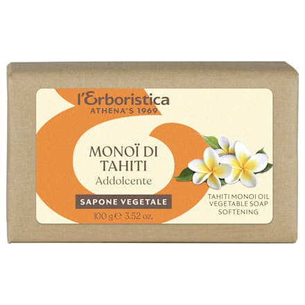 Săpun vegetal cu ulei monoi de Tahiti L'ERBORISTICA
