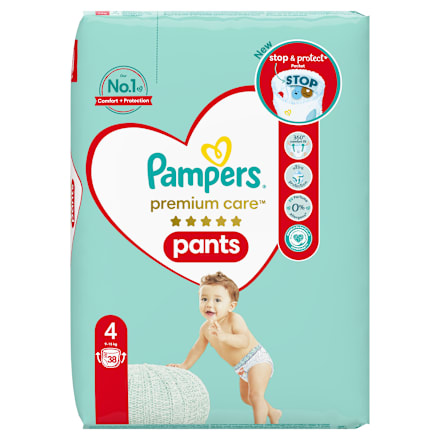 Scutece chiloţel numărul 4, 9-15 kg Pampers Premium Care