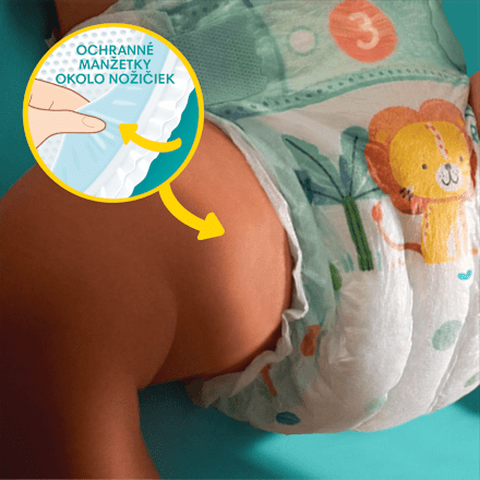 Plienky veľkosť 3 (6 - 10 kg) Pampers active baby