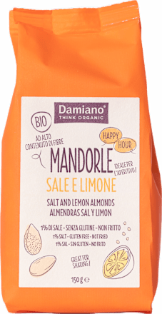 Mandorle bio salate al limone  Damiano - think organic