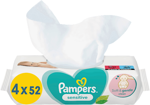 Feuchttücher Sensitive (4x52 St) Pampers