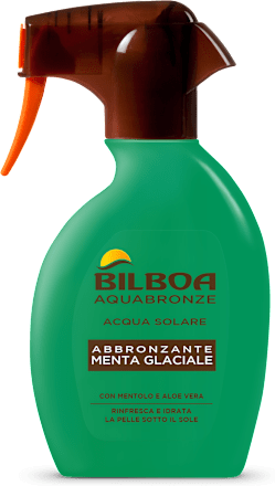 Acqua solare spray abbronzante menta glaciale Bilboa