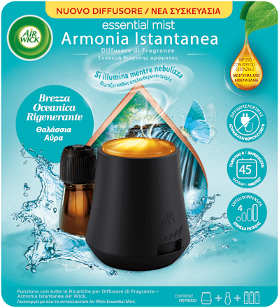 Kit diffusore di fragranze brezza oceanica rigenerante AIR WICK