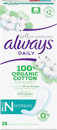Slipeinlagen Cotton Protection Normal always