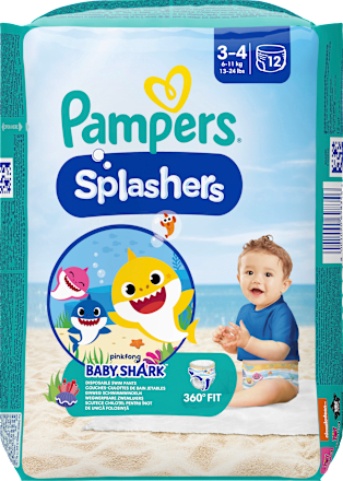 Plienky na plávanie Splashers veľ. 3-4 (6 - 11 kg) Pampers