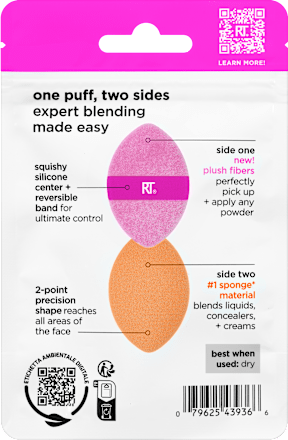 Hubka na make-up Miracle 2-In-1 Powder Puff REAL TECHNIQUES